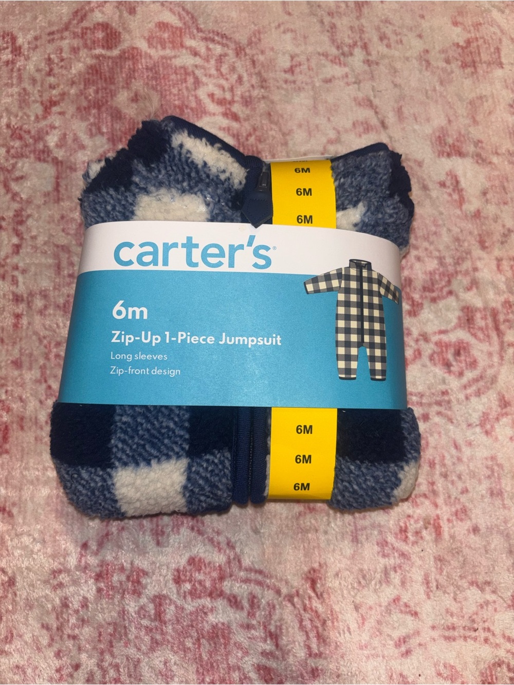 Carter’s plaid jumpsuit